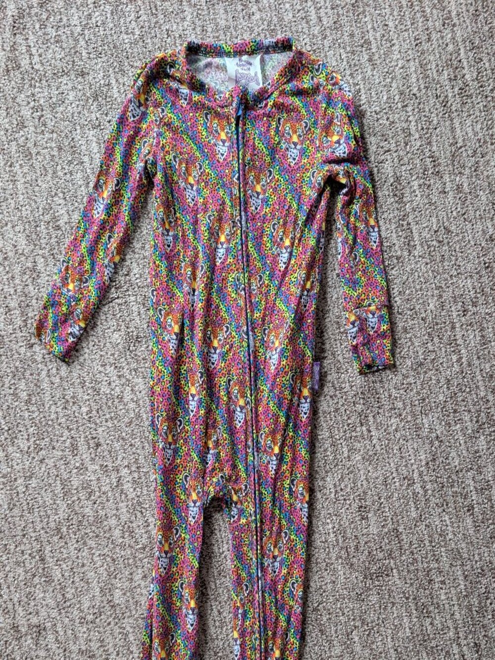 Posh Peanut x Lisa Frank Hunter Convertible One piece pajamas